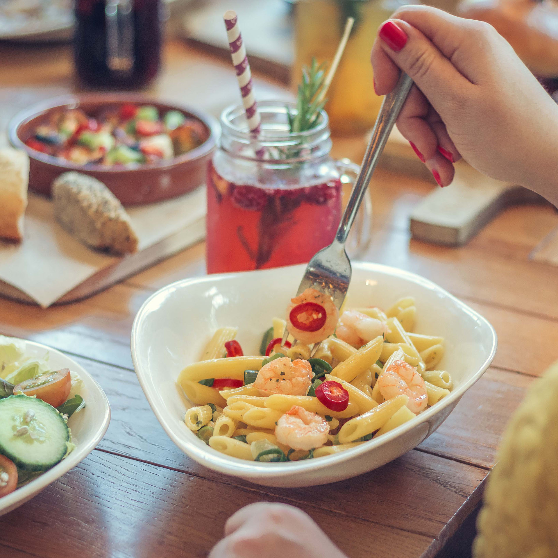 CDafe Del Sol Freestander-Restaurant Innenraum